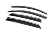Hyundai Tucson TL 2016–2021 Raamwindschermen met chroomstrip (4 stuks, Niken) foto 5