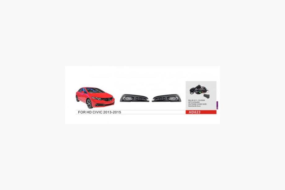 Honda Civic Sedan IX 2011–2016 Mistlampen 2013-2015 (halogeen) Image