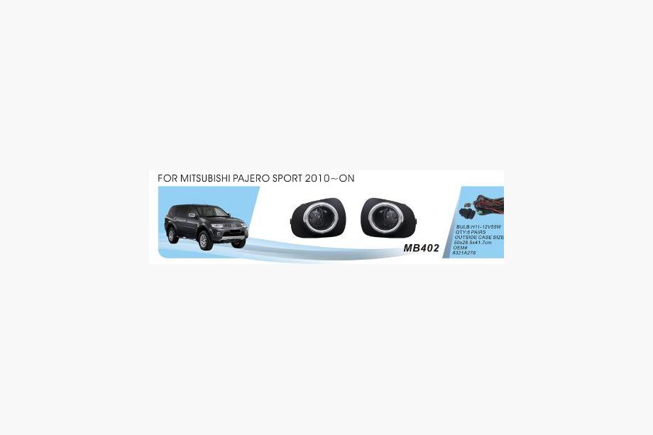 Mitsubishi Pajero Sport 2008–2015 Mistlampenset (2 stuks, halogeen) Image