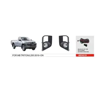 Mistlampenset 2019+ (2 stuks, halogeen) Mitsubishi Pajero Sport 2015–