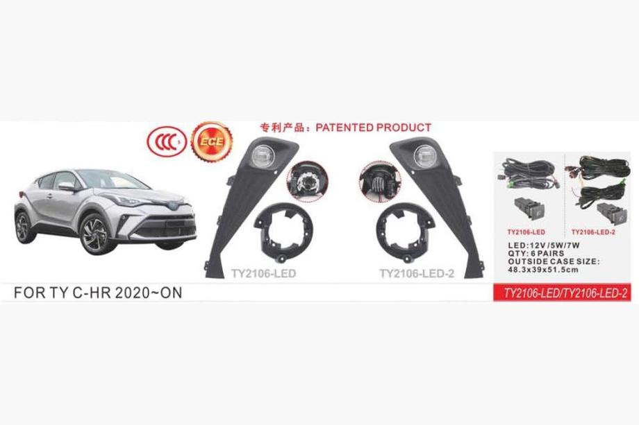 Toyota C-HR 2016–2023 Mistlampen 2020+ (2 st, LED) Image