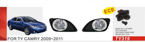 Toyota Camry 2006–2011 Mistlampenset 2009-2011 (2 stuks, halogeen) foto 1
