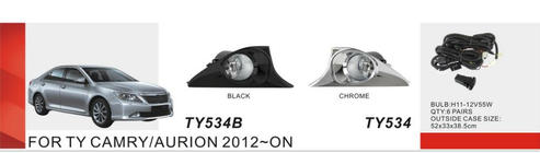 Toyota Camry 2011–2017 Mistlampenset EU-type 2011-2014 (2 stuks, halogeen) foto 1