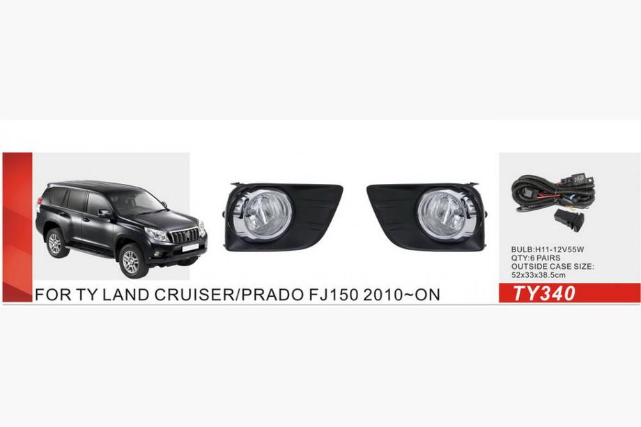 Toyota Land Cruiser Prado 150 2009–2023 Mistlampen 2010-2013 (set van 2, halogeen) Image