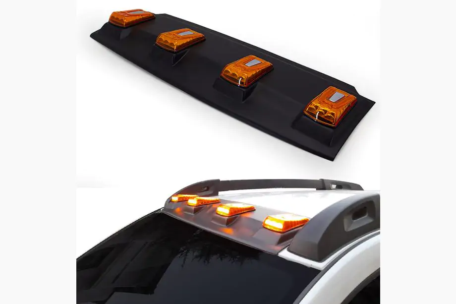 Dacia Duster 2018–2024 Voorruit zonneklep V2 (LED) Image