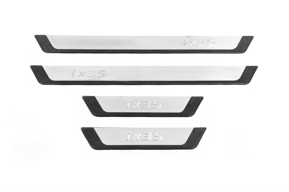 Hyundai IX-35 2010–2015 Omsa Flexill instaplijsten (set van 4, RVS) Image