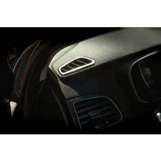 Interieur luchtrooster afdekking (set 2 stuks, RVS) Renault Megane IV 2016–2025 foto 3