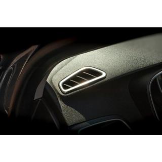 Interieur luchtrooster afdekking (set 2 stuks, RVS) Renault Megane IV 2016–2025 foto 2