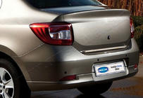 Renault Logan II 2013–2022 RVS achterkleprand 2013-2018 foto 1