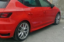 Seat Leon 2013–2020 Performance side skirts (zwart) foto 1