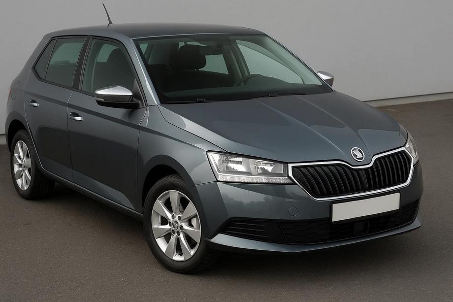 Skoda Fabia 2014–2021 RVS spiegelkappen met uitsparing voor richtingaanwijzer (2 stuks) Foto 1