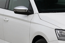 Skoda Rapid 2012–2019 RVS spiegelkappen met uitsparing voor richtingaanwijzer (2 stuks) foto 1