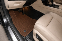 BMW 7 Serie F01/F02 2008–2015 EVA automatten (voor F02, bruin) foto 1