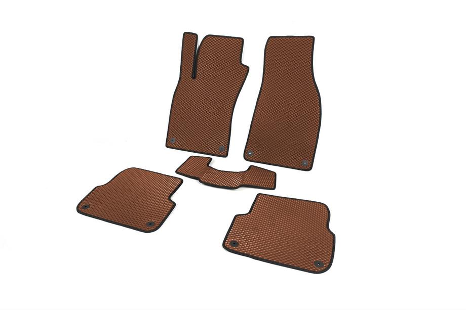 Audi A6 C6 2004–2011 EVA automatten (bruin, Sedan) Image