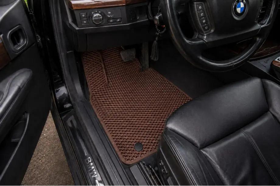 BMW 7-serie E65/66 2001–2008 Vloermatten E65 (EVA, bruin) Image