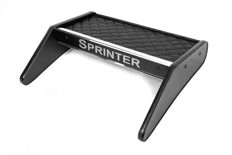 Mercedes Sprinter W906 2006–2018 Dashboardplank (zwart met zwart stiksel) Image