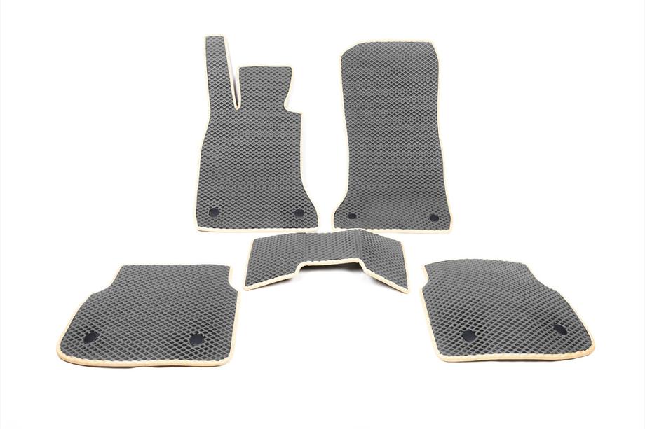 BMW 7 Serie F01/F02 2008–2015 EVA automatten (voor F02, beige) Image