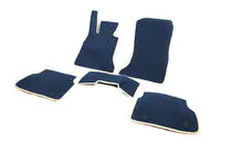 BMW 7 Serie F01/F02 2008–2015 EVA automatten (voor F02, blauw) foto 5
