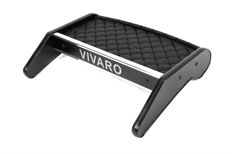 Opel Vivaro 2001–2015 Dashboardplank (2010-2014, zwart met zwart stiksel) Image