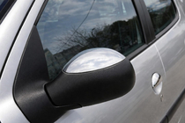 Peugeot 1007 2005–2009 Spiegelkappen (2 stuks, RVS) OmsaLine - Italiaans roestvrij staal foto 1