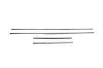 Peugeot 207 2006–2014 Buiten raamomlijsting set (4-delig, RVS) foto 2