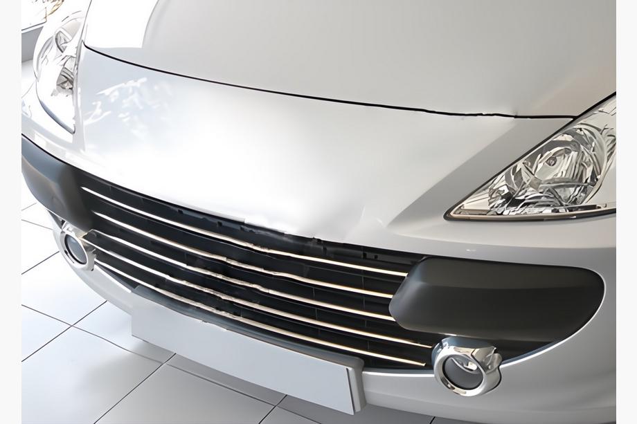 Peugeot 307 2001–2008 Grille sierlijsten (2005-2008, 5-delig, RVS) Image
