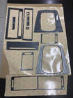 Audi A4 B6 2000–2004 Dashboardpaneel afdekkappen (8-delige set, carbon) foto 1