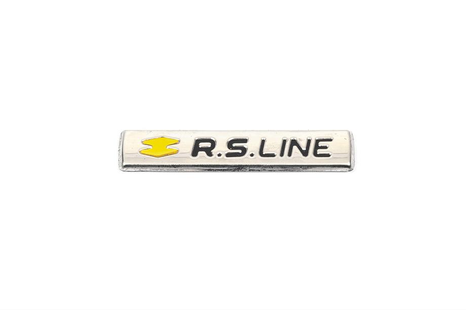 Renault Clio V 2019– RS achterembleem (1 st., RVS) Foto 1