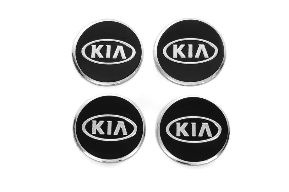 KIA Sticker set voor naafdoppen V1 60 mm (4 stuks) Image