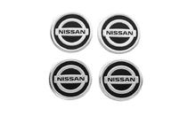 Nissan Sticker set voor naafdoppen V1 60 mm (4 stuks) foto 1