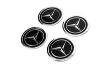 Mercedes-Benz Sticker set voor naafdoppen V1 60 mm (4 stuks) foto 2