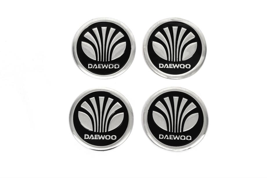 Daewoo Sticker set voor naafdoppen V1 60 mm (4 stuks) Image