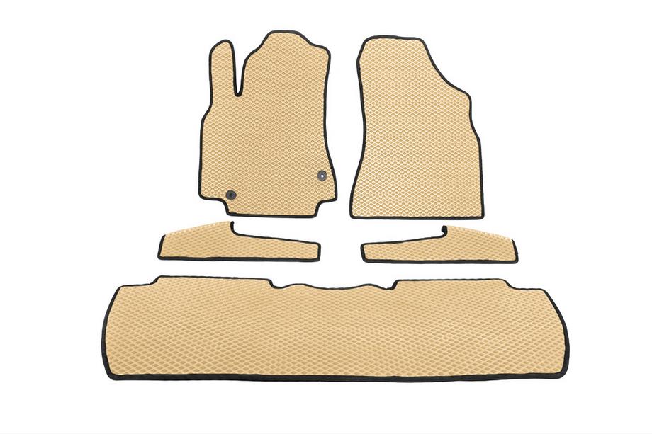 Citroen Berlingo 2008–2018 EVA automatten (beige) Voor + achter + instaplijsten (5 stuks) Foto 2