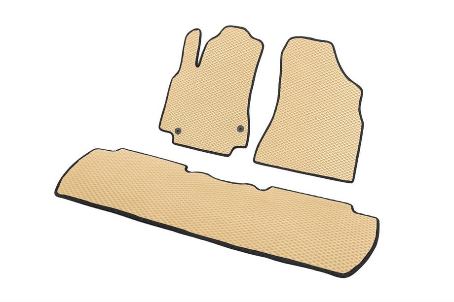 Citroen Berlingo 2008–2018 EVA automatten (beige) Voor + achter + instaplijsten (5 stuks) Foto 3