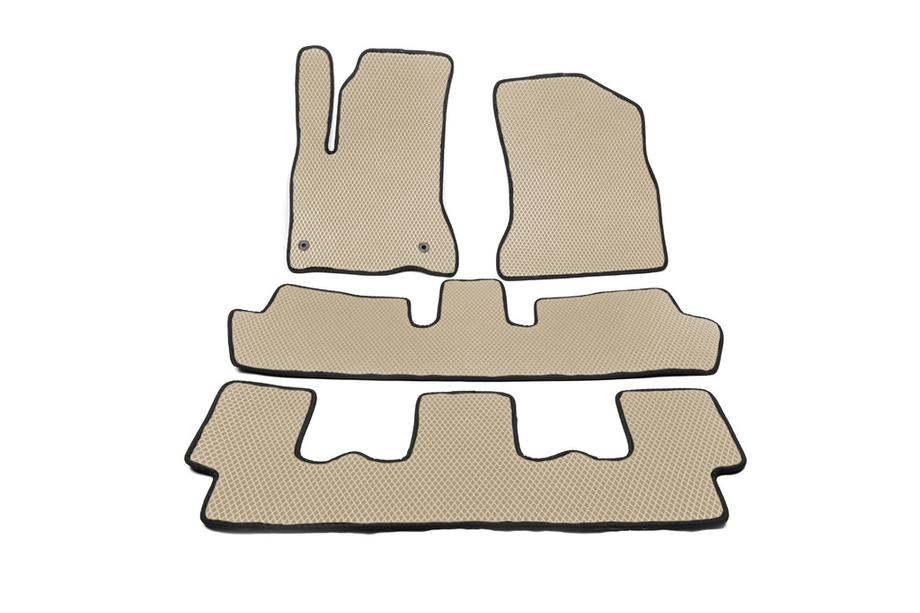 Citroen C-4 Picasso 2006–2013 EVA automatten (3 rijen, beige) Image
