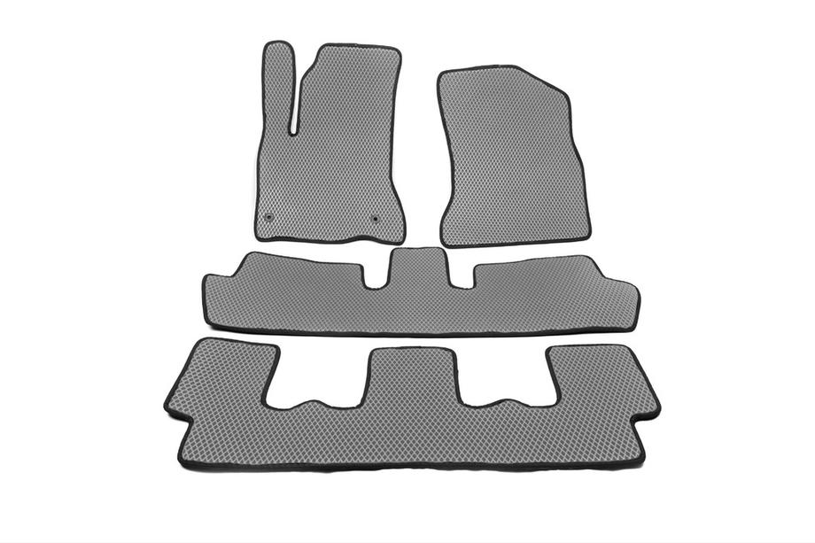 Citroen C-4 Picasso 2006–2013 EVA automatten (3 rijen, grijs) Image