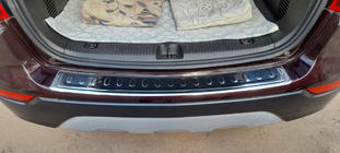 Buick Encore 2013–2019 Achterbumperbeschermer V-1 Carmos (RVS) foto 2