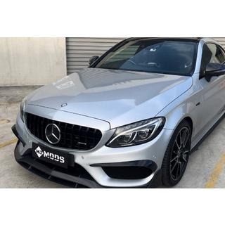 Panamericana GT Black voorgrille (voor Avantgarde/AMG-Line/C43 AMG) Mercedes C-klasse W205 2014–2021 foto 3
