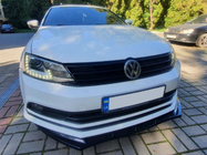 Volkswagen Jetta 2011–2018 Lip voorbumper lip (2010-2018, hoogglans zwart) foto 8
