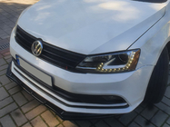 Volkswagen Jetta 2011–2018 Lip voorbumper lip (2010-2018, hoogglans zwart) foto 9