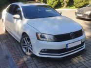 Volkswagen Jetta 2011–2018 Lip voorbumper lip (2010-2018, hoogglans zwart) foto 10