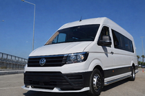 Volkswagen Crafter 2016– Front bumper lip spoiler (spuitklaar) foto 3
