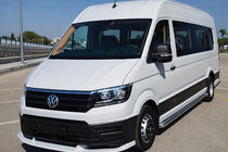 Volkswagen Crafter 2016– Front bumper lip spoiler (spuitklaar) foto 2