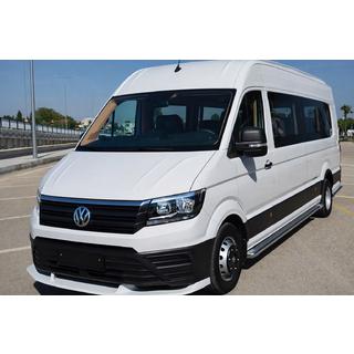 Front bumper lip spoiler (spuitklaar) Volkswagen Crafter 2016– foto 2