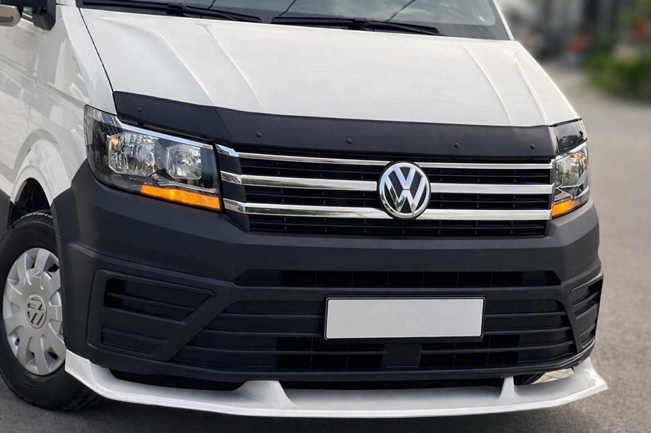 Volkswagen Crafter 2016– Front bumper lip spoiler (spuitklaar) Image