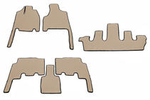 Chrysler Voyager 2001–2007 EVA vloermatten voor interieur (3 rijen, beige) foto 2