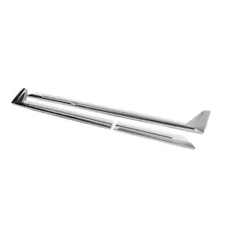 F-Sport deurlijsten wit+chroom (set 4 stuks, ABS) foto 4