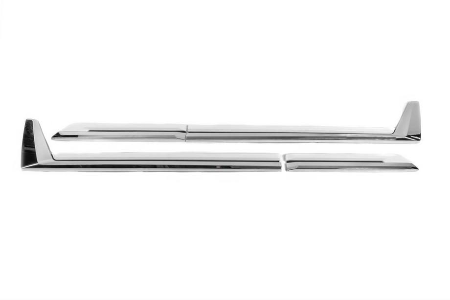 Lexus LX 500d/600 2022– F-Sport deurlijsten wit+chroom (set 4 stuks, ABS) Foto 3