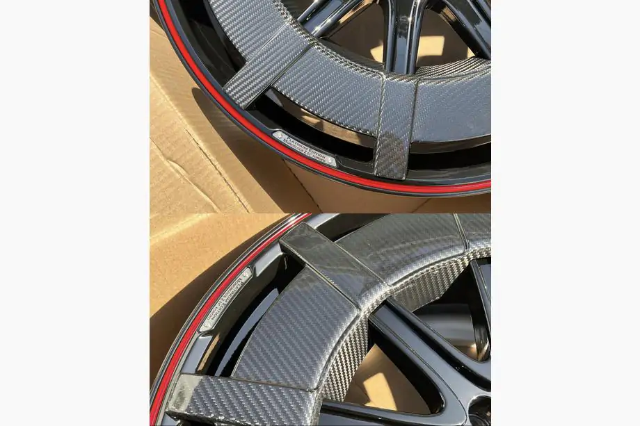 Mercedes G-Klasse W463 2018–2024 G900 gesmede aluminium- en carbon velgen (R24, 4 stuks) Foto 16