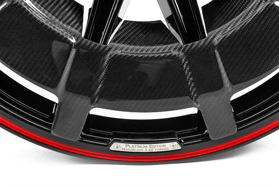 Mercedes G-Klasse W463 2018–2024 G900 gesmede aluminium- en carbon velgen (R24, 4 stuks) Foto 19